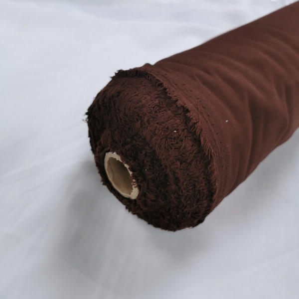 Budget Polyester by the Roll - DARK BROWN